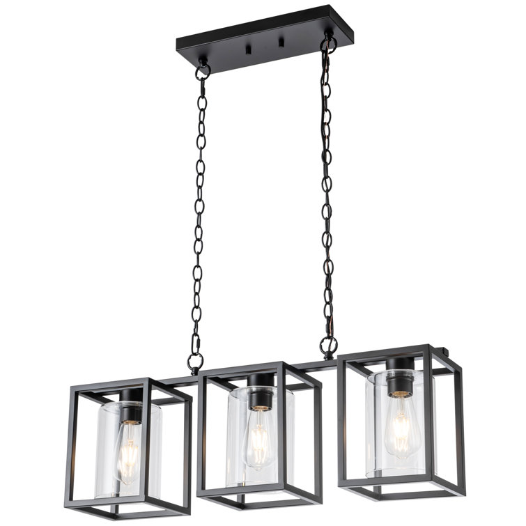 17 Stories 3 Light Kitchen Island Square/rectangle Pendant & Reviews